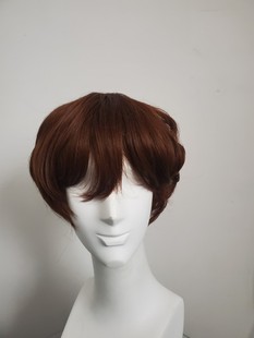 哈利波特罗恩韦斯莱浅棕色cos短款卷假发