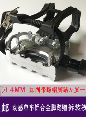 动感单车脚踏板脚蹬健身车配件