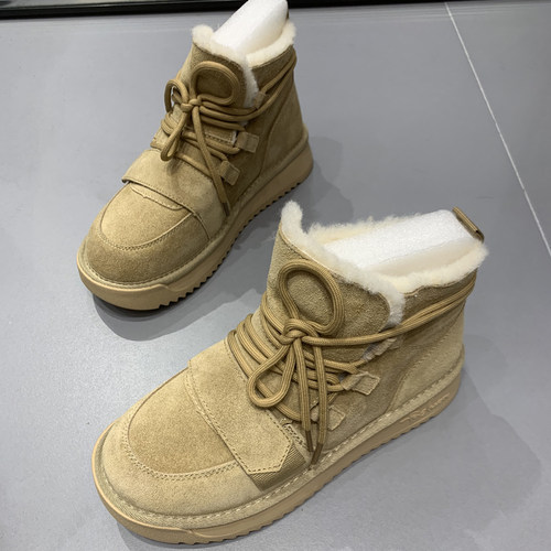 速利玛雪地靴冬季短靴羊毛保暖