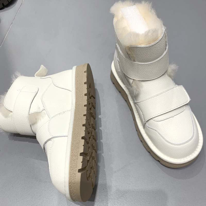 速利玛雪地鞋冬短靴羊毛保暖防滑