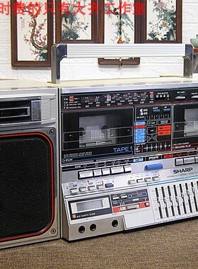 EP-No.210经典原装夏普收录音机GF-800品相90老收录机