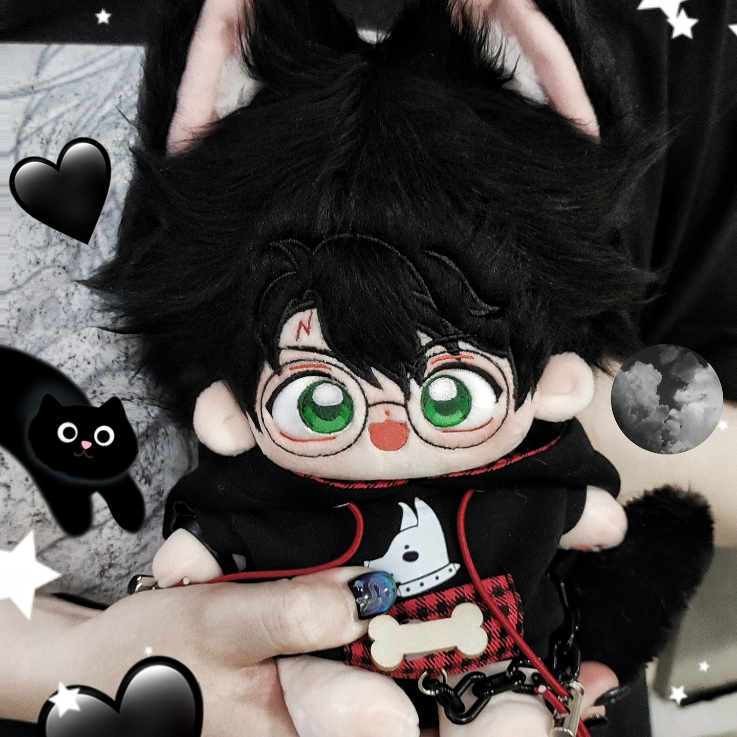 哈利波特棉花娃娃周边20cm正版