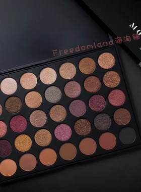 亏清美国Morphe眼影盘35F 39A 35O哑光珠光多色彩妆师大师盘