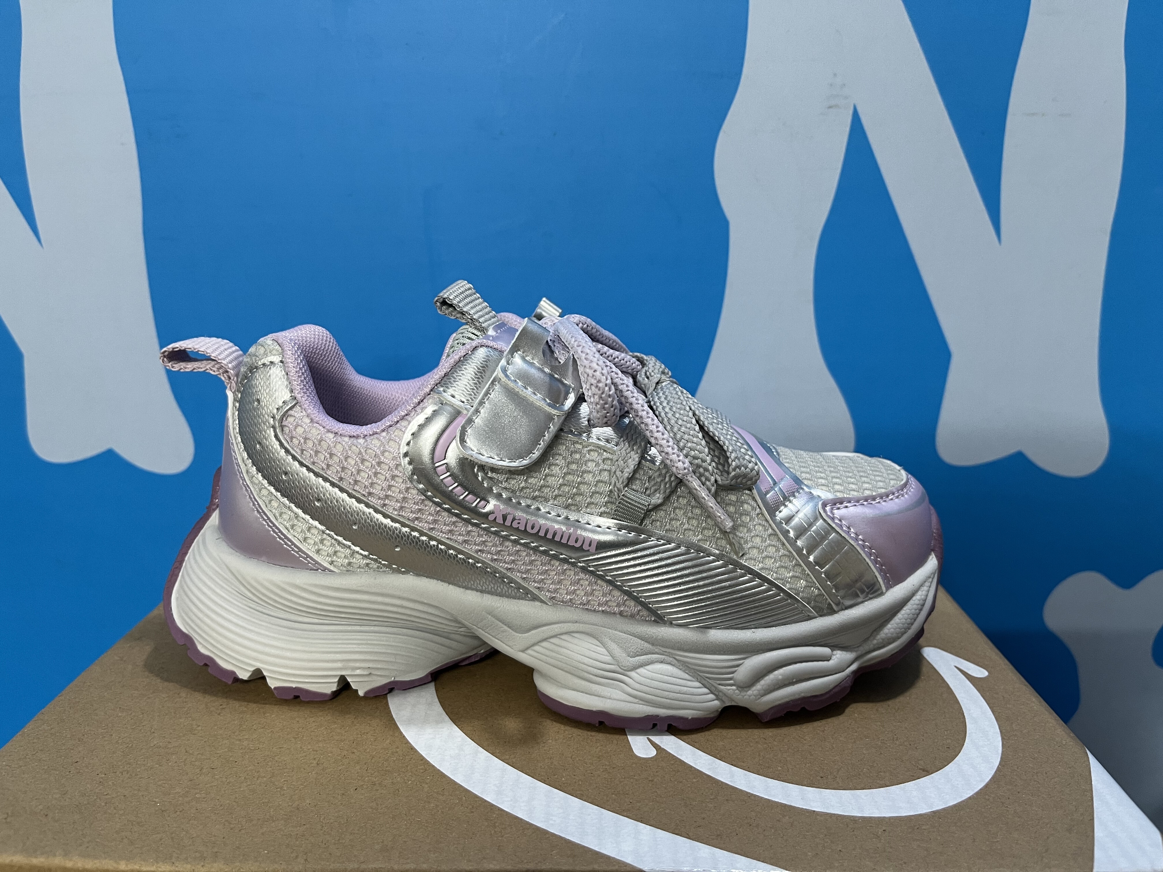 2025新款女童网面时尚老爹鞋运动鞋秋季儿童百搭休闲鞋户外跑步鞋