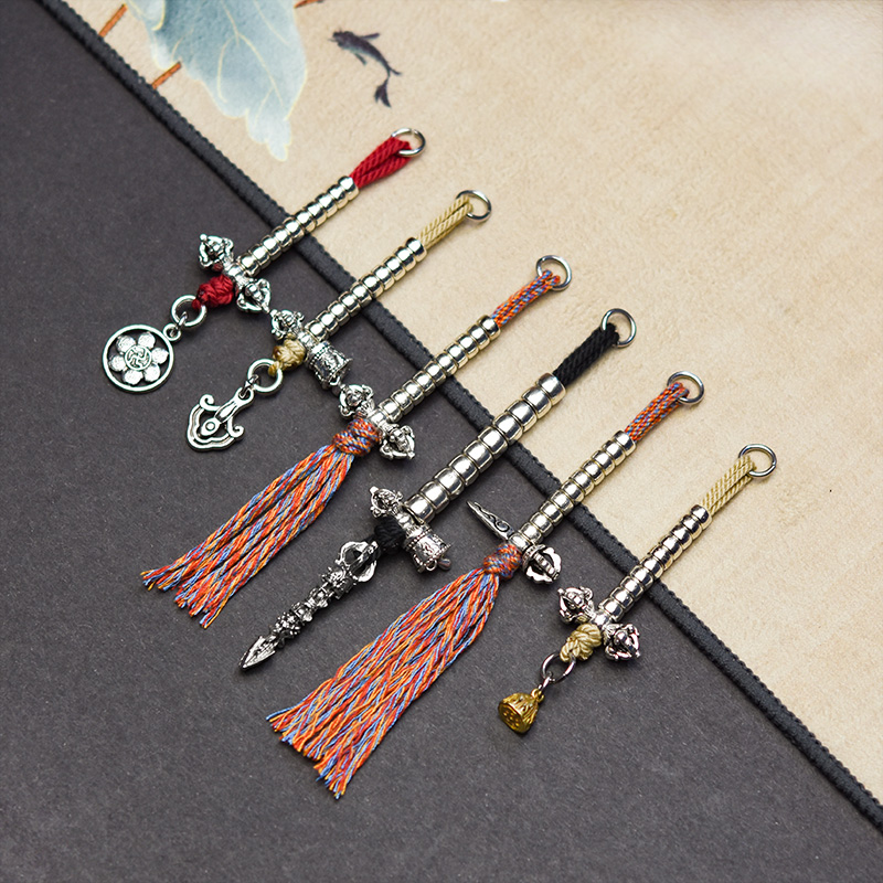 佛珠手串侧挂配饰金刚星月挂件