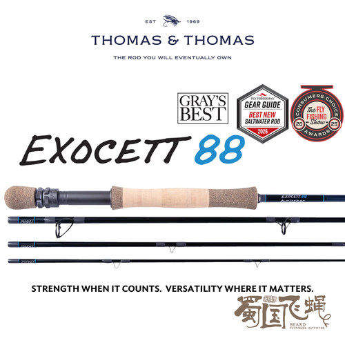 现货美国Thomas CONTACT III 欧若竿干式竿飞钓竿蜀国飞蝇