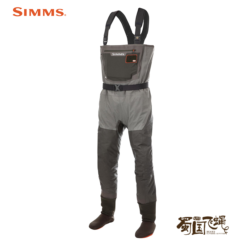 现货美国 SIMMS G3 涉水裤飞钓路亚分体式防水透气下水裤蜀国飞蝇