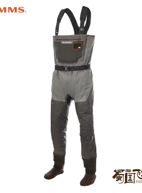 现货美国 SIMMS G3 涉水裤飞钓路亚分体式防水透气下水裤蜀国飞蝇