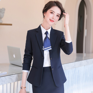 职业装 外套上衣面试正装 工作服西服修身 女装 春秋长袖 职场工装 西装