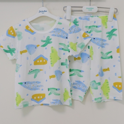 久岁伴夏季家居服莫代尔薄款