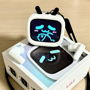 正版bilibiligoods哔哩哔哩CUBEFACE小电视LCD触屏真无线蓝牙耳机