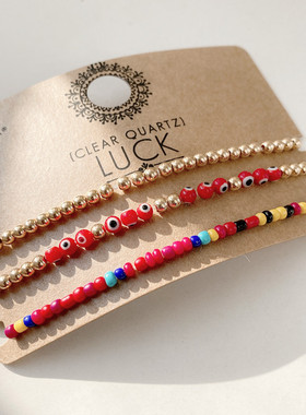 欧美外贸饰品多彩米主时尚手镯高级感个性简约小众设计轻奢手链