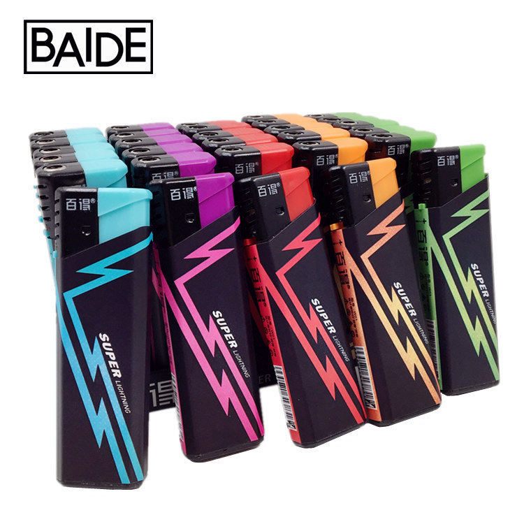 百得w01电擎风驰系列防风款塑料充气加厚防爆点烟创意个性打火机