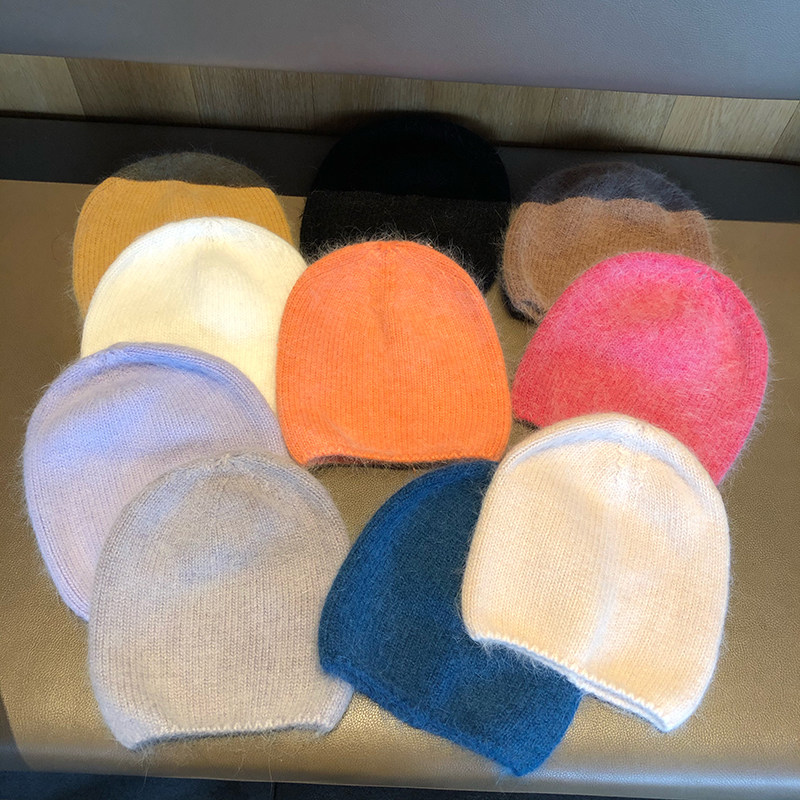 毛茸茸兔毛针织帽女秋冬保暖百搭韩版网红直筒包头帽堆堆毛线帽子,服饰配件/皮带/帽子/围巾,帽子,淘宝优惠券,粉丝福利购,淘宝优惠卷