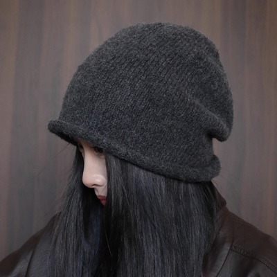 加大版显脸小冷帽护耳保暖堆堆帽