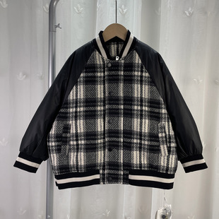 Z 折扣童装中大童男童拼接棒球领羽绒服儿童冬季鸭绒保暖外套