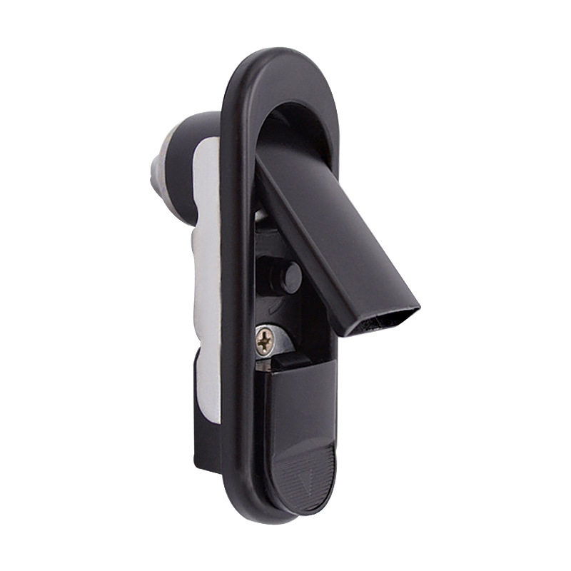 尚坤SK1-037B锌合金黑色门锁电力箱控制箱机箱机柜弹跳锁平面锁批