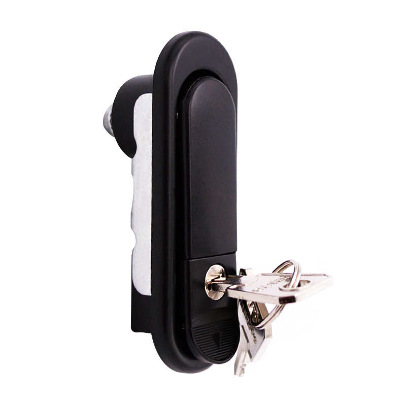 尚坤SK1-037BK锌合金黑色门锁电力箱控制箱机箱机柜弹跳锁平面锁