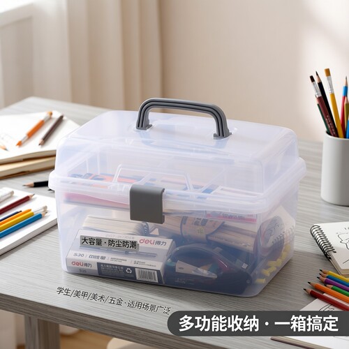 学生文具美术画画五金美甲工具箱