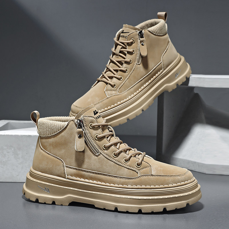 回力马丁靴男2025冬季新款户外登山防水鞋高帮男士工装鞋子潮鞋,流行男鞋,马丁靴,淘宝优惠券,粉丝福利购,淘宝优惠卷