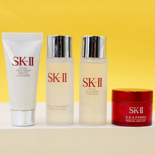 神仙水清莹露洗面奶洁面大红瓶面霜4件套滋润保湿提亮中样