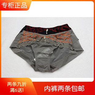 黛丽世家正品网纱透气速干提臀中腰内裤K3009（D6008/6310/D6311)