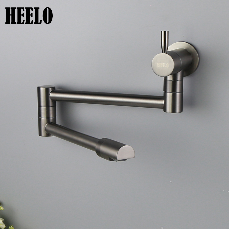 水龙头黑色可旋转HEELO/西露