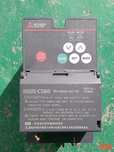 三菱变频器CS82S-042-60，折机，成色漂亮，功能正常议价