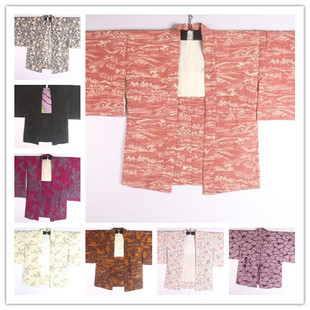 古着vintage传统日本制和服浴衣羽织和风印花舞台宽松外套开衫145