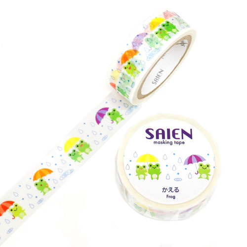 ●JY杂货●国内现货日本saien青蛙招财猫冰淇淋胶带 手帐装饰拼贴