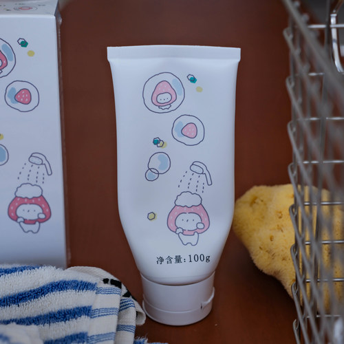 ●JY杂货●麻内 夏日清洁 草莓香 溜溜沁透磨砂膏100g