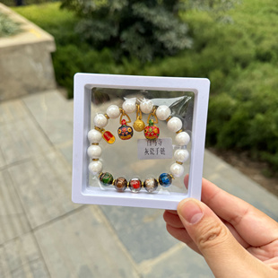 代请洛阳白马寺手串香灰琉璃手串琉璃手链灰瓷手链金箔琉璃手链