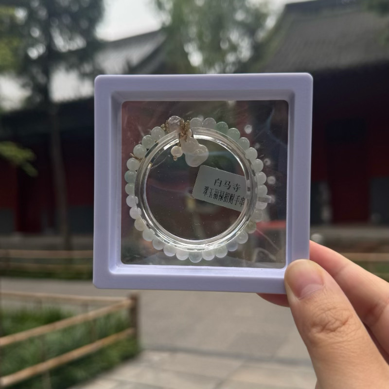 洛阳白马寺翠玉福禄手串平安手串葫芦手串翠玉葫芦福禄平安手串图片