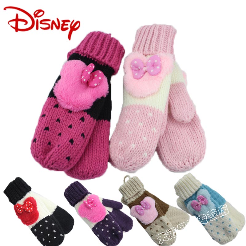 Gants pour fille DISNEY en de laine - Ref 2151365 Image 1