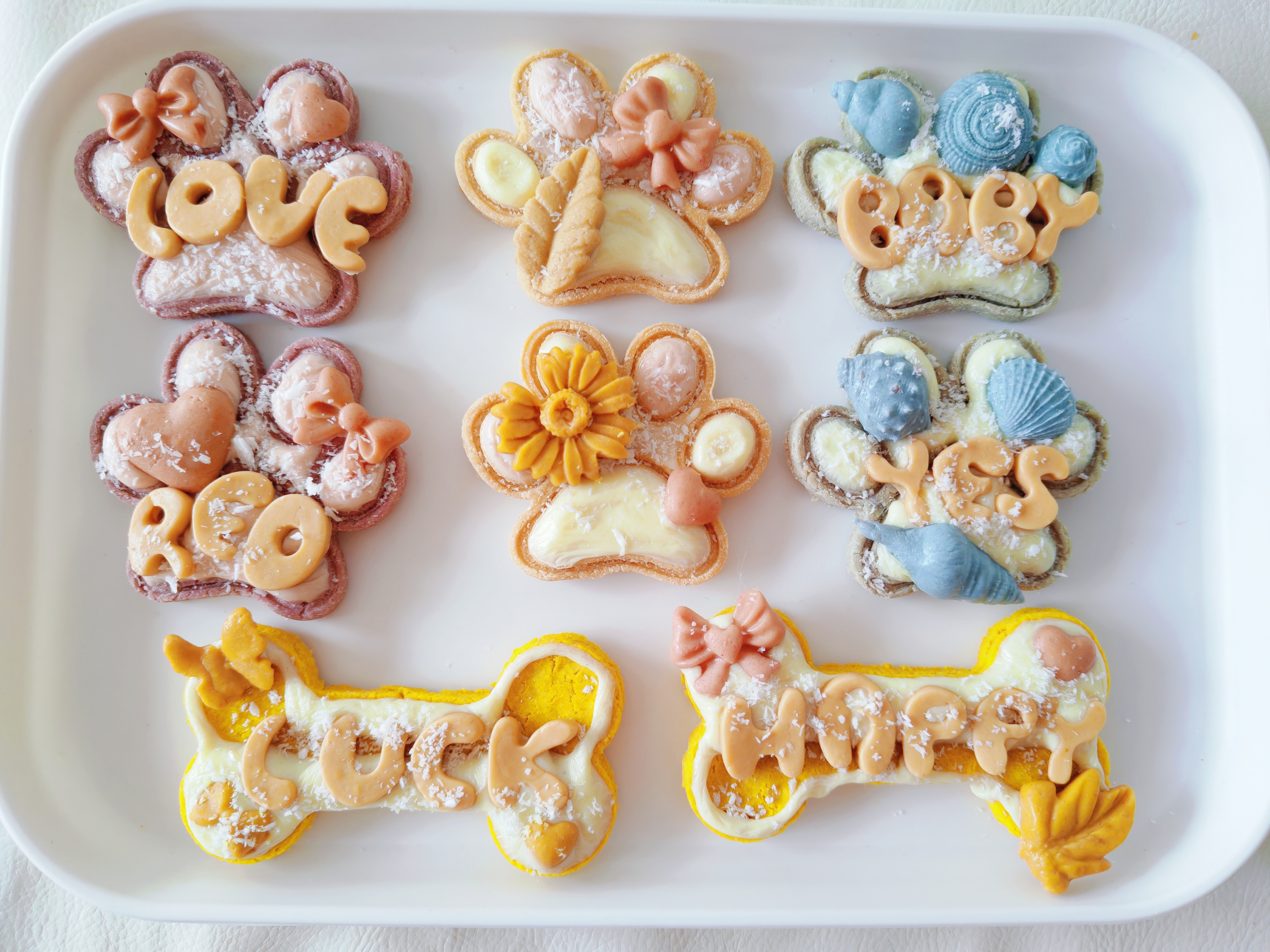 宠物淋面饼干纯手工制作无添加烘焙羊奶鸡肉狗饼干磨牙宠物零食