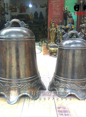 光面寺庙祠堂加厚大铜钟