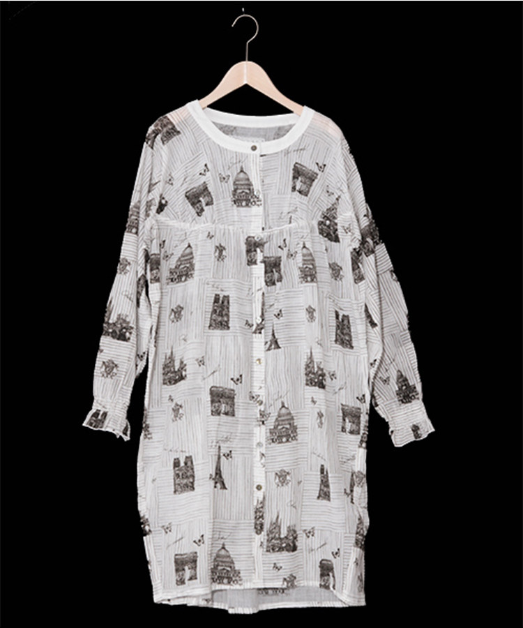 scolar/丝柯乐长款印花连衣裙 573031