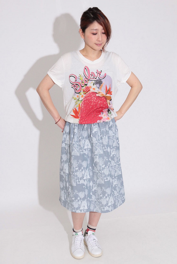 scolar精品女装夏  爱心草莓短袖T  152414