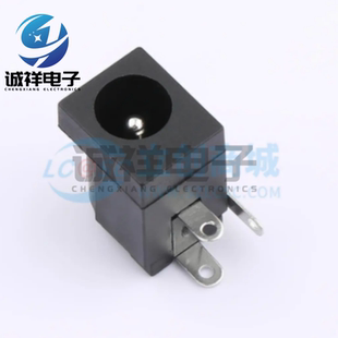 DC-005-A200 DC电源连接器 外径6.4mm 内径2mm 3A 30V 弯插/插件