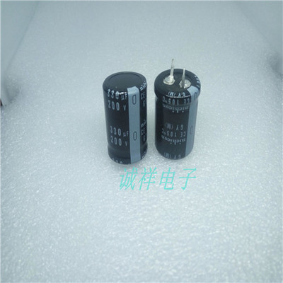 日本尼康nichicon 200v330uf GY系列 体积22*30 原装进口现货