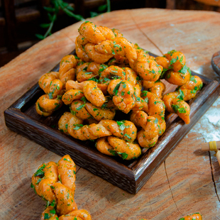 老街油赞子香葱香麻花肉松味油赞子罐装 小零食网红油赞子手工零食