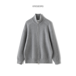 2025春秋新款开衫毛衣男韩版潮流拉链针织衫休闲百搭毛衫慵懒外套