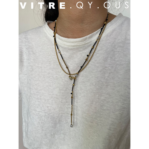 other混合材质女原创设计项链