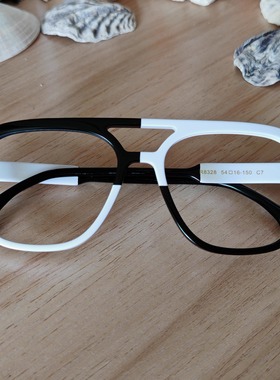 时尚个性彩色眼镜框双梁大框近视眼镜潮流炫酷装饰可配防蓝光变色