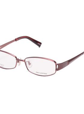 显镜片薄纯钛超轻极简眼镜框椭圆眼镜架高度数厚边框宽腿镂空时尚