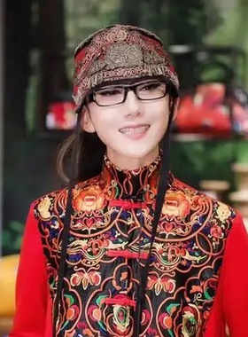 古天乐红色黑色眼镜全框女男宽腿超轻高鼻托眼镜架厚边配高度近视