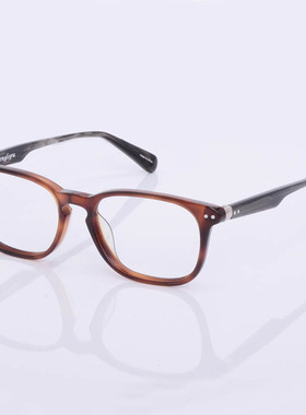 高品质板材眼镜框时尚简洁复古近视眼镜架男女同款防蓝光变色镜片