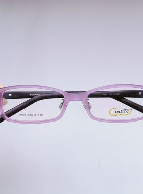 TK90超轻浅紫色全框鼻托磨砂近视眼镜框大脸女士防蓝光专业配度数