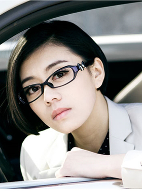 大脸蝴蝶结眼镜框女全框TR90超轻近视眼镜架厚边显薄宽腿挡眼角纹