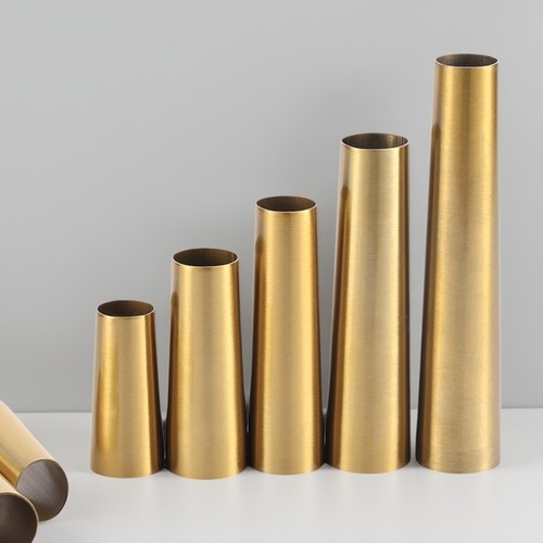 轻奢风不锈钢钛金脚套锥形大小头镀钛桌椅脚套餐厅不封底金色脚套